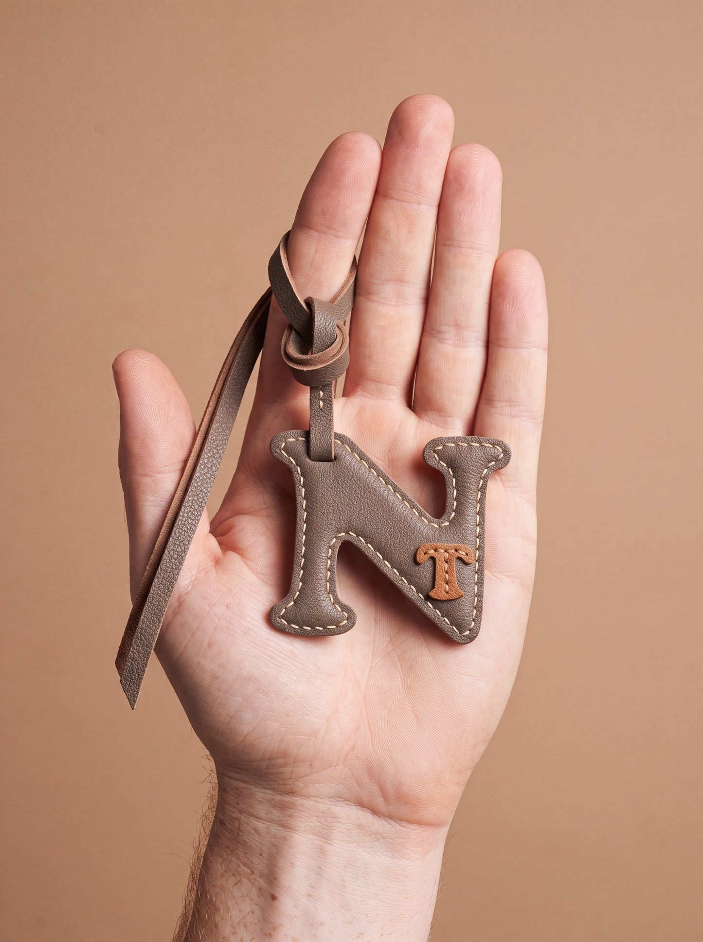 Personalized Leather Name Charm