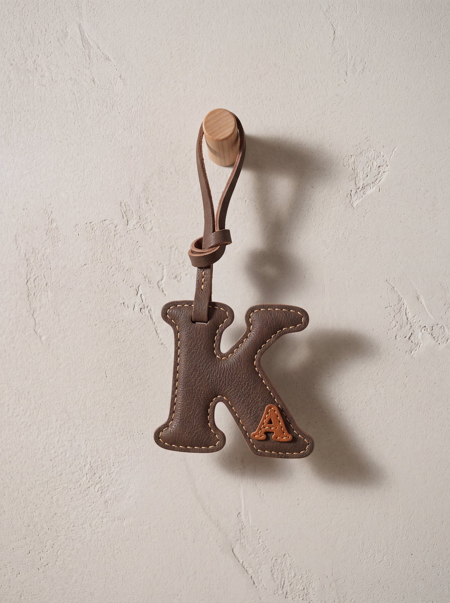 Personalized Leather Name Charm