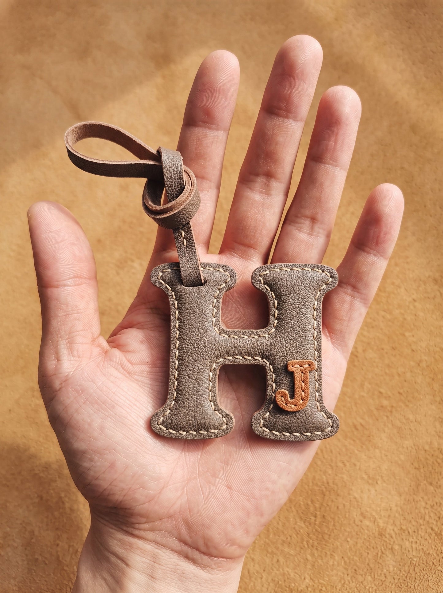 Personalized Leather Name Charm