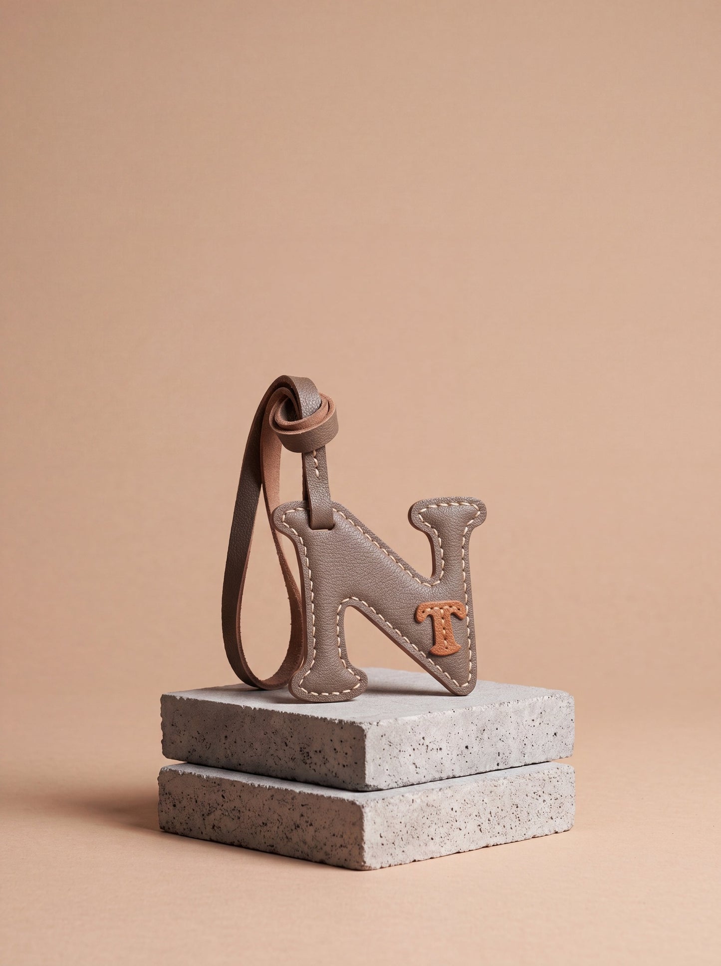Personalized Leather Name Charm