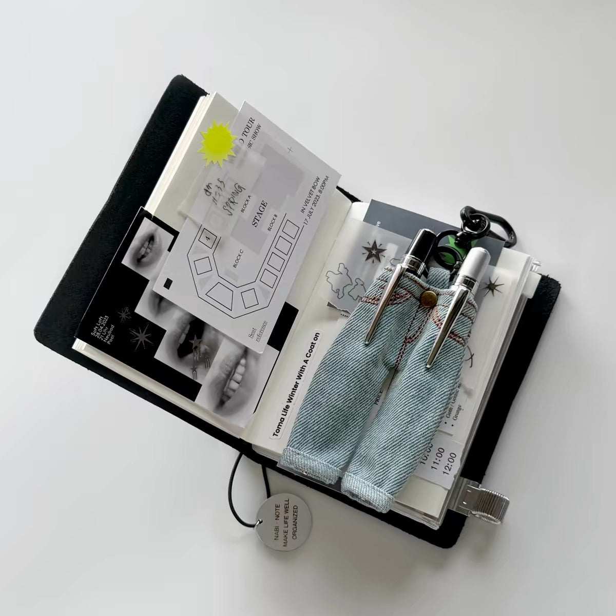 DENIM Journal Charm
