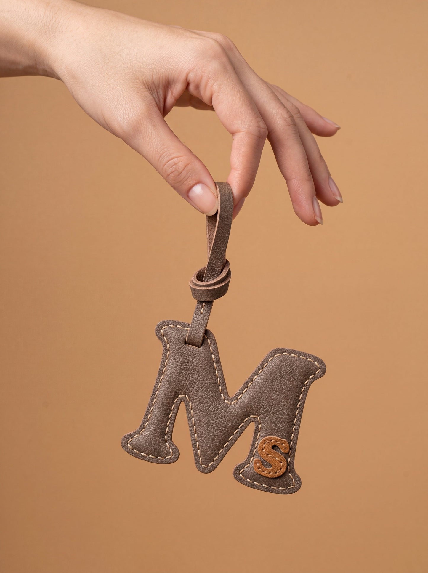 Personalized Leather Name Charm