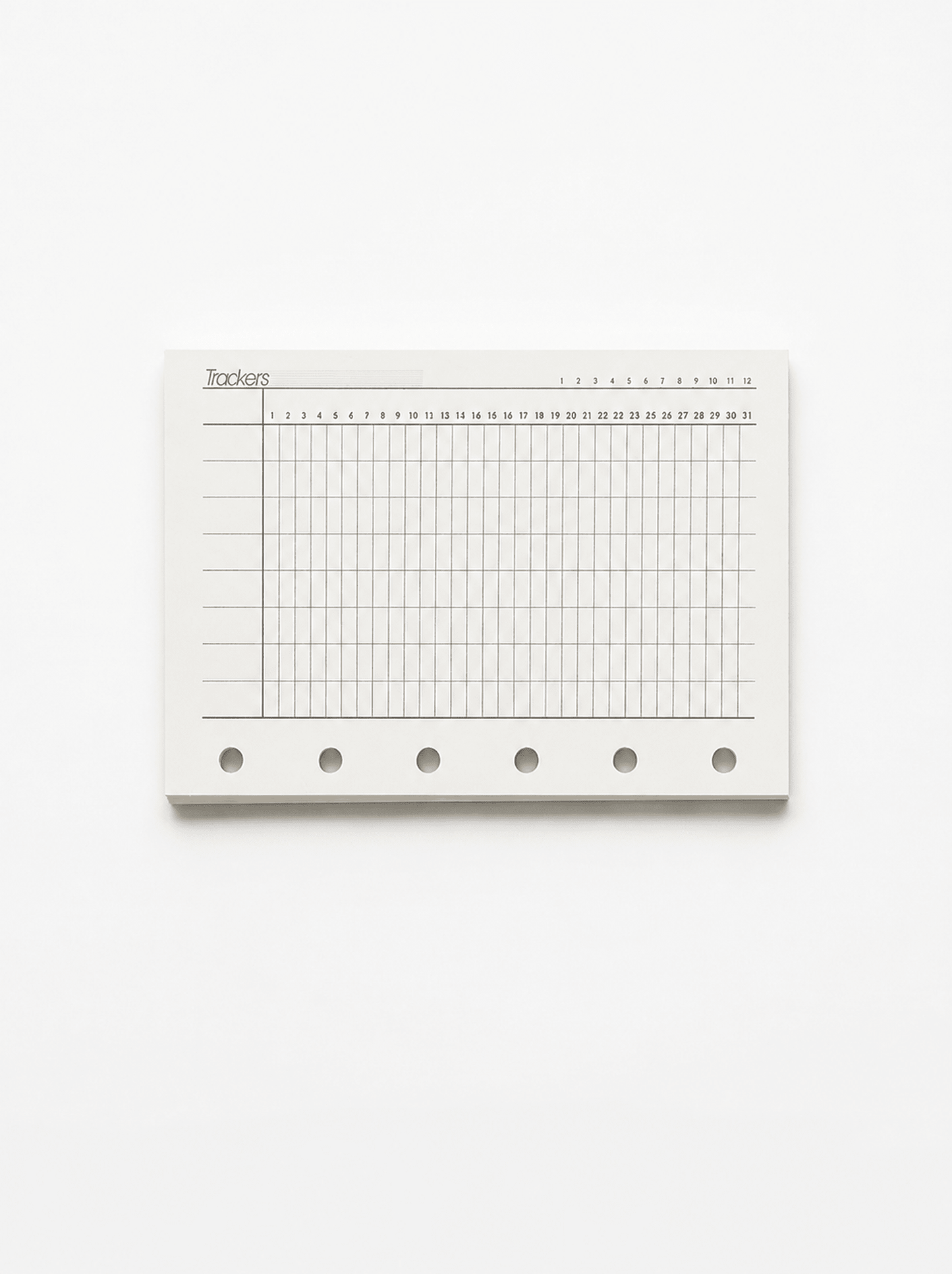 Monthly Habit Tracker Refills