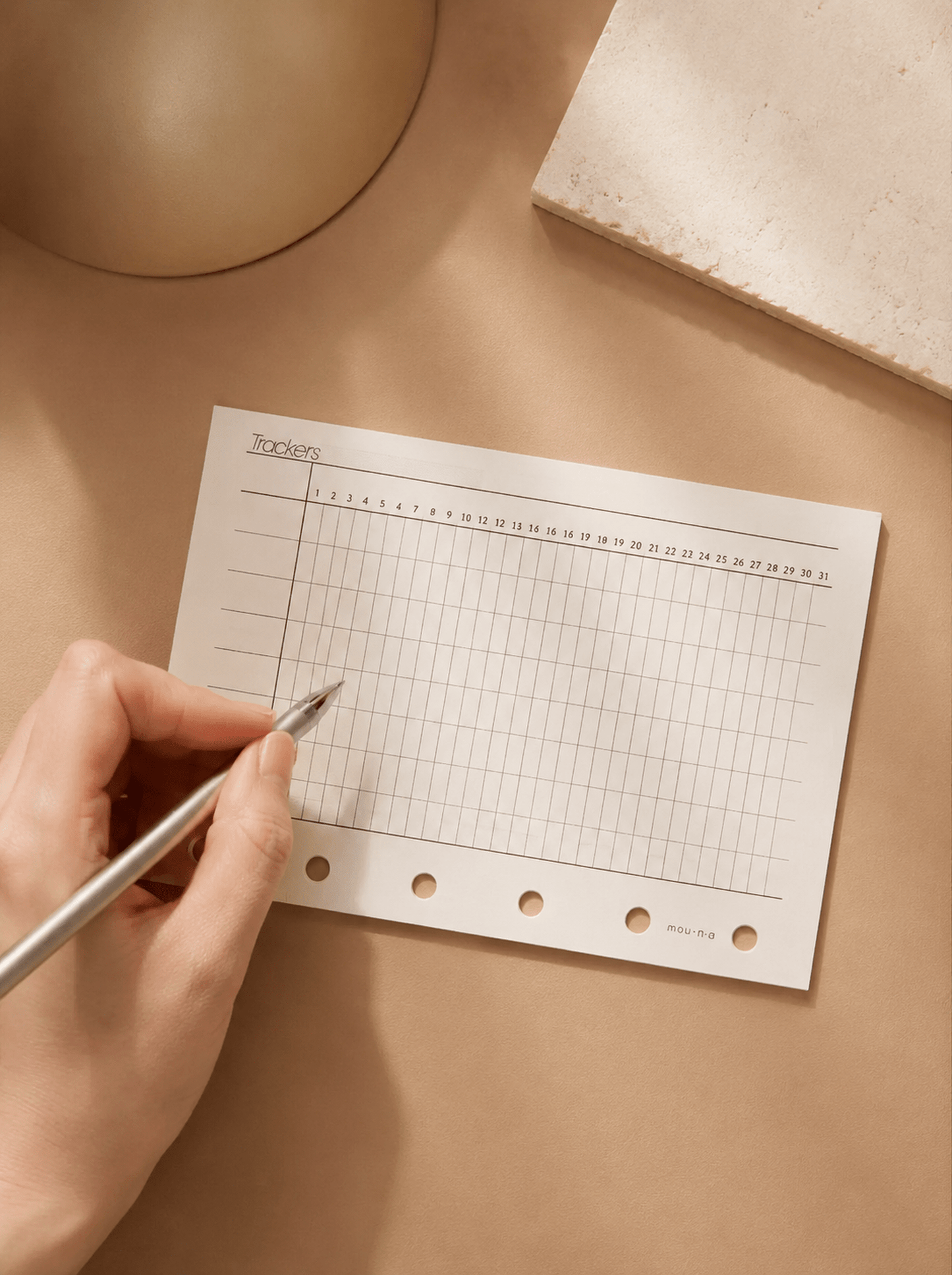Monthly Habit Tracker Refills