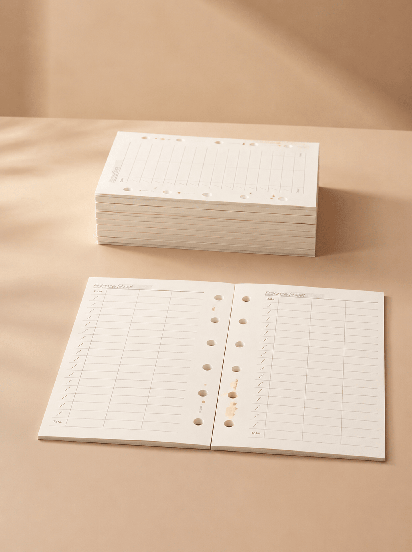 Refill Paper Balance Sheet