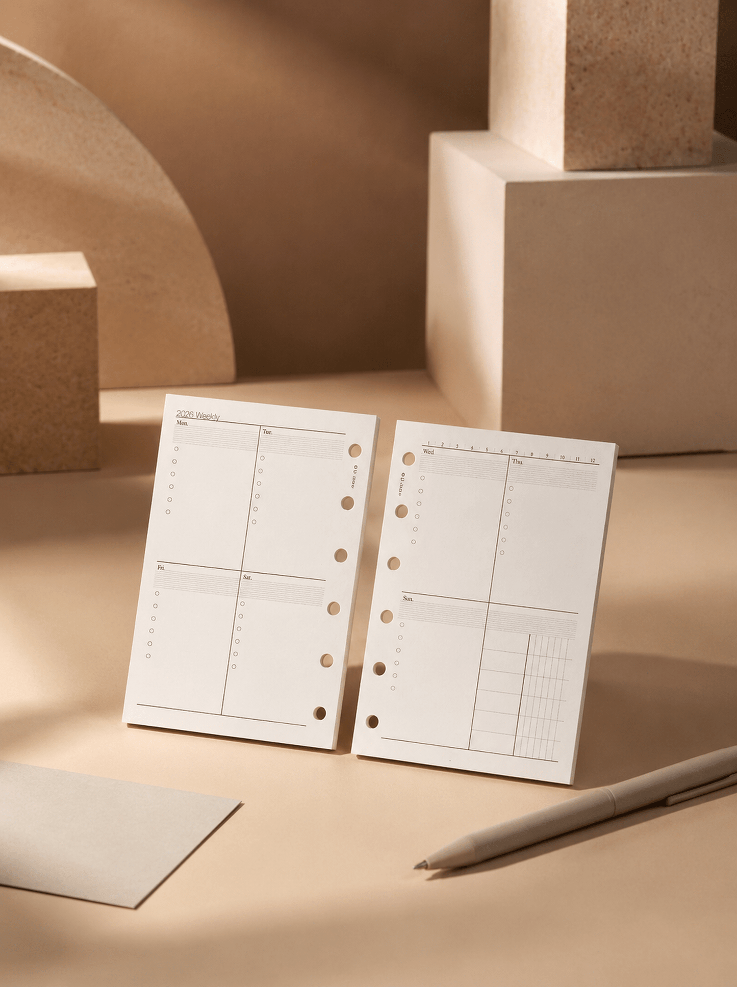 Refill Paper Weekly Planner