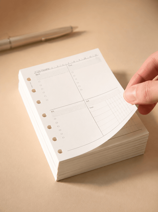 Refill Paper Weekly Planner