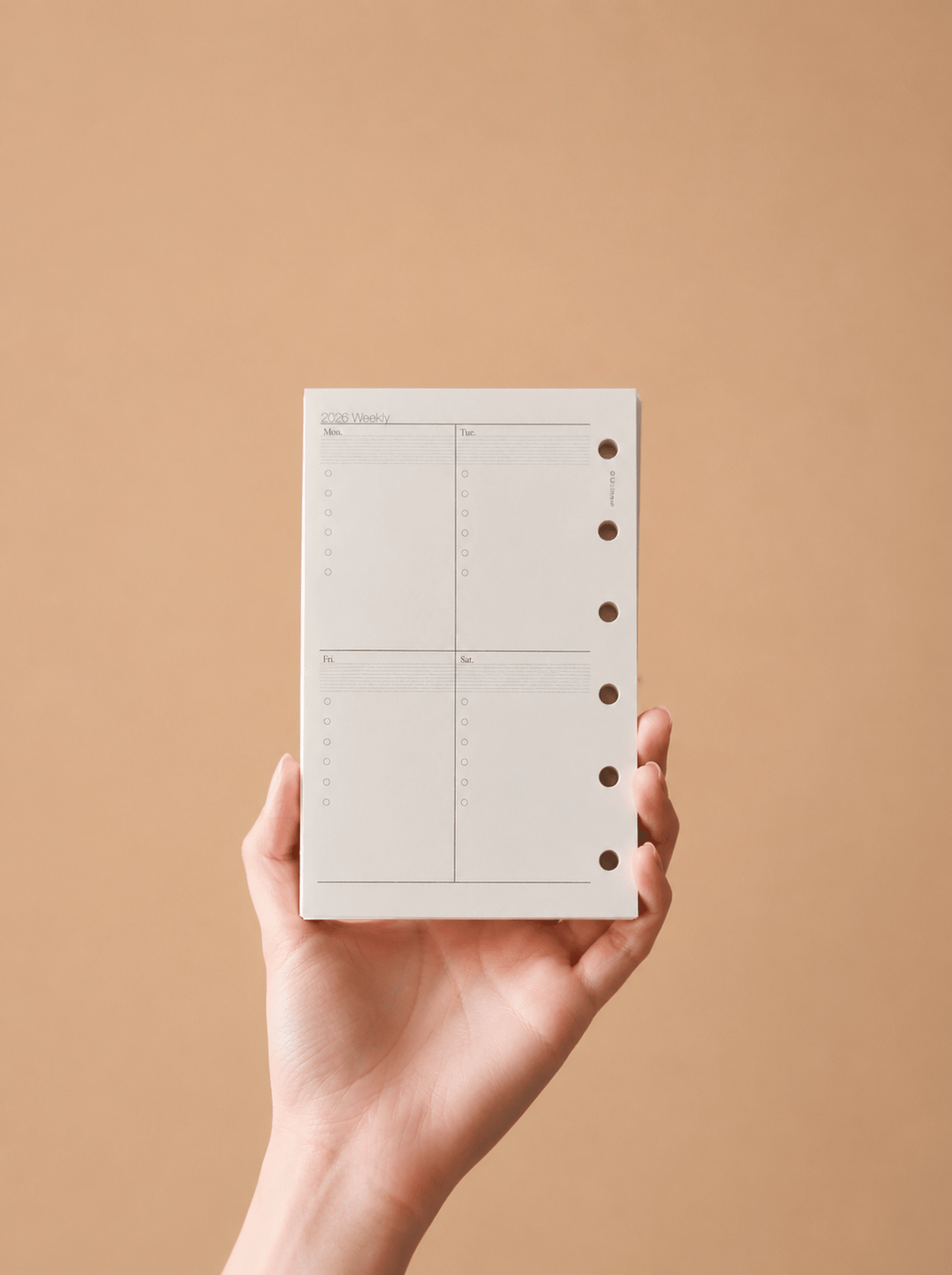 Refill Paper Weekly Planner