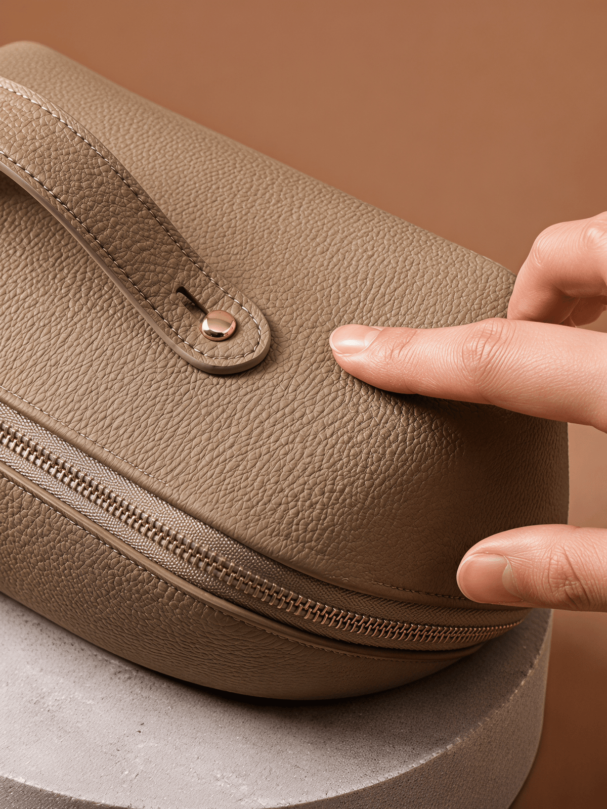 Traveler Leather Organizer Pouch
