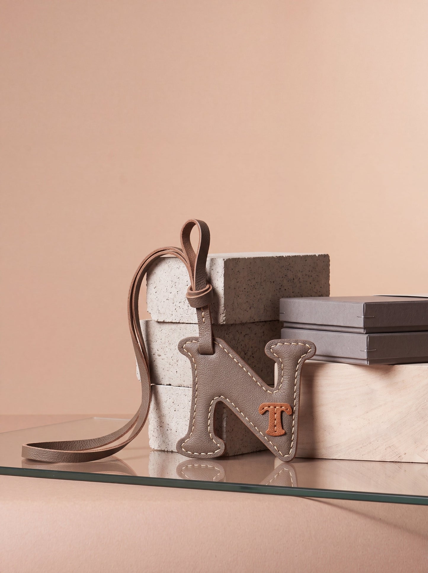 Personalized Leather Name Charm